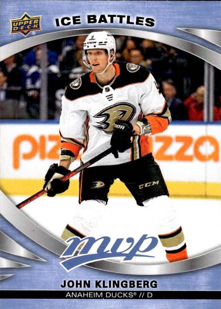 John Klingberg #37 Anaheim Ducks | 2023-24 Upper Deck MVP Ice Battles