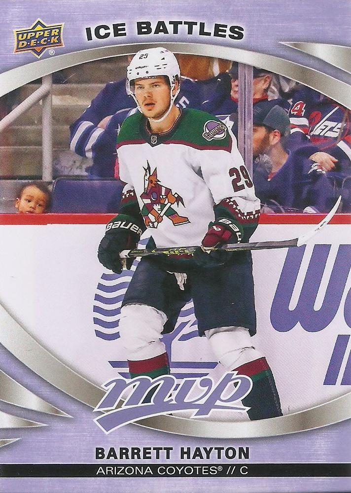 Barrett Hayton #40 Arizona Coyotes | 2023-24 Upper Deck MVP Ice Battles
