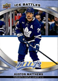 Auston Matthews #53 Toronto Maple Leafs | 2023-24 Upper Deck MVP Ice Battles