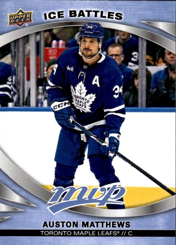 Auston Matthews #53 Toronto Maple Leafs | 2023-24 Upper Deck MVP Ice Battles