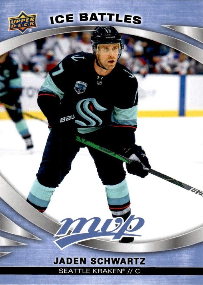 Jaden Schwartz #55 Seattle Kraken | 2023-24 Upper Deck MVP Ice Battles