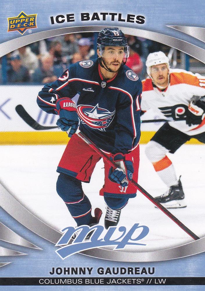 Johnny Gaudreau #57 Columbus Blue Jackets | 2023-24 Upper Deck MVP Ice Battles