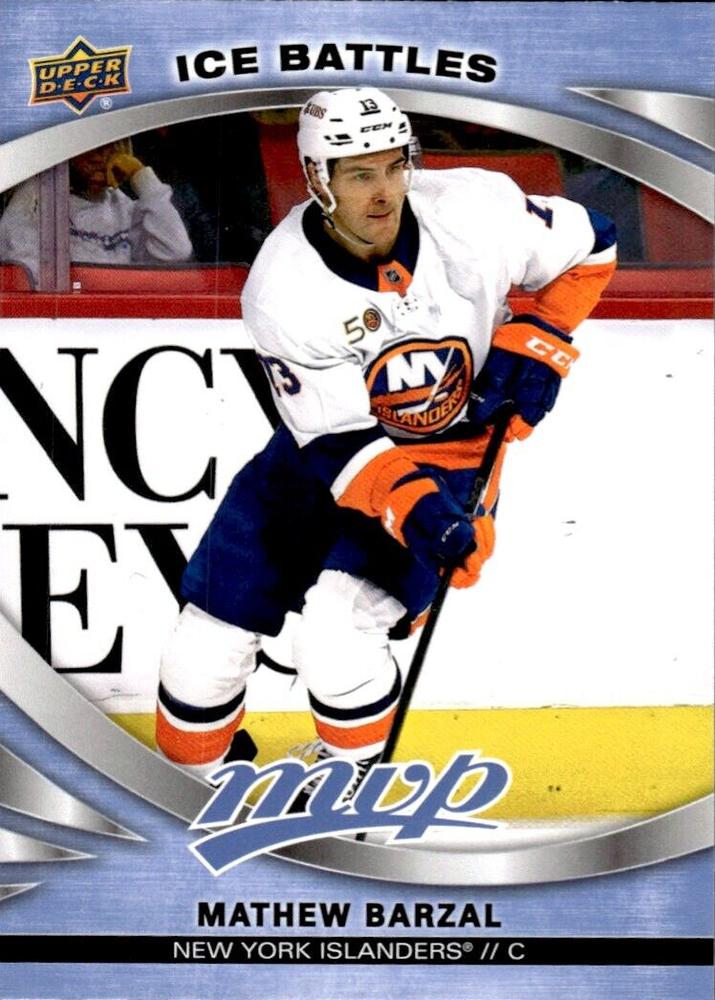 Mathew Barzal #58 New York Islanders | 2023-24 Upper Deck MVP Ice Battles