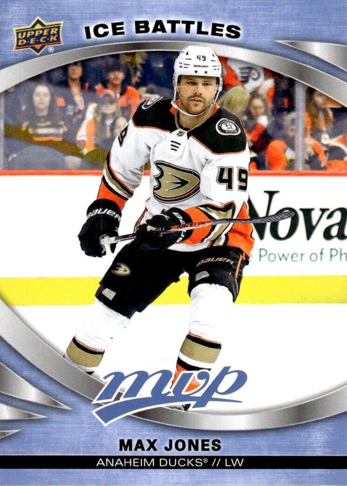 Max Jones #65 Anaheim Ducks | 2023-24 Upper Deck MVP Ice Battles