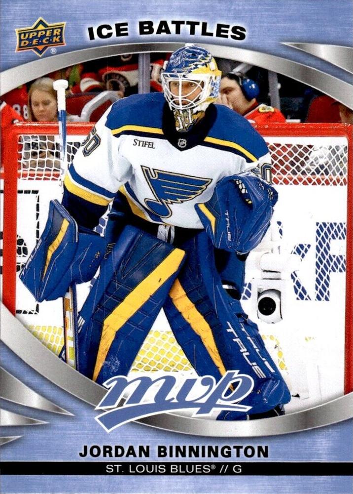 Jordan Binnington #92 St. Louis Blues | 2023-24 Upper Deck MVP Ice Battles