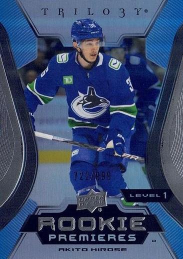 Akito Hirose #117 Vancouver Canucks | 2023-24 Upper Deck Trilogy