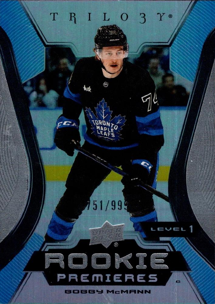 Bobby McMann #124 Toronto Maple Leafs | 2023-24 Upper Deck Trilogy