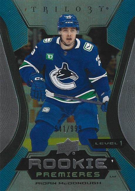 Aidan McDonough #133 Vancouver Canucks | 2023-24 Upper Deck Trilogy