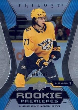 Luke Evangelista #136 Nashville Predators | 2023-24 Upper Deck Trilogy