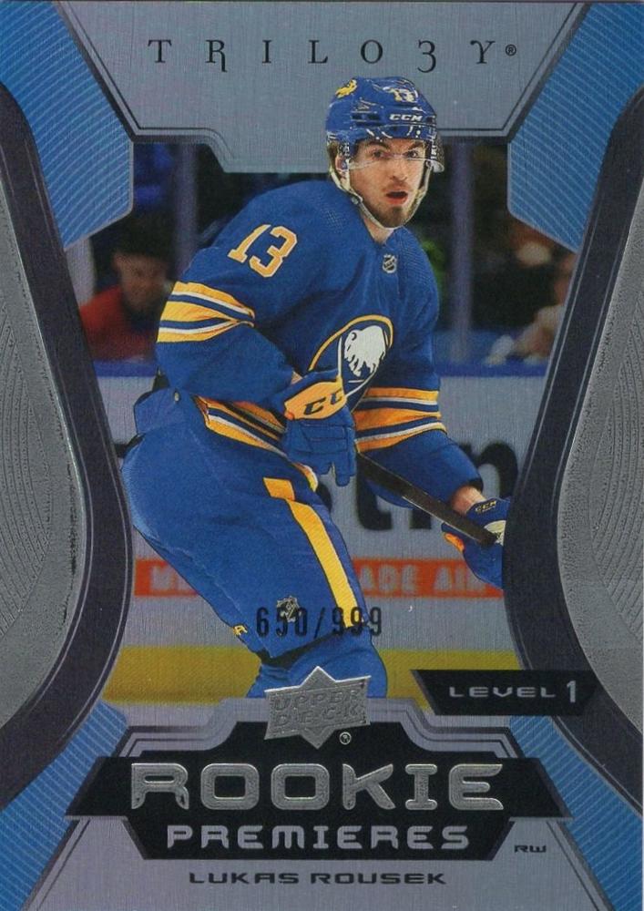 Lukas Rousek #138 Buffalo Sabres | 2023-24 Upper Deck Trilogy