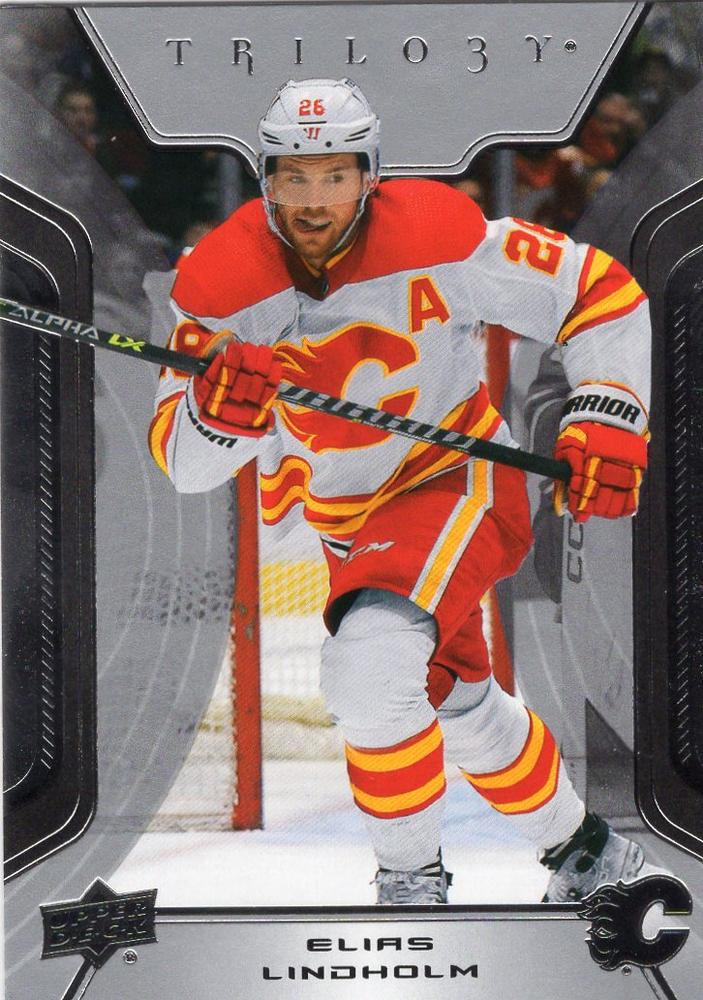 Elias Lindholm #15 Calgary Flames | 2023-24 Upper Deck Trilogy
