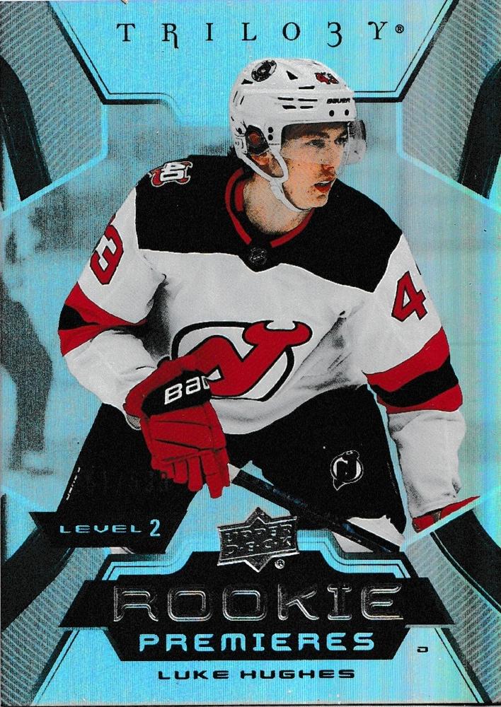 Luke Hughes #197 New Jersey Devils | 2023-24 Upper Deck Trilogy