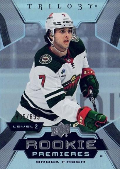 Brock Faber #199 Minnesota Wild | 2023-24 Upper Deck Trilogy