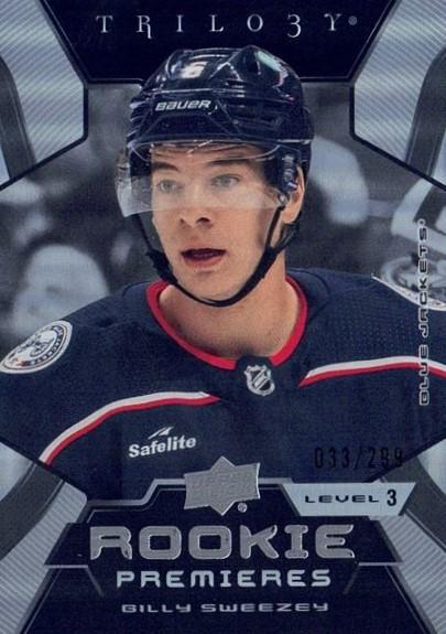 Billy Sweezey #215 Columbus Blue Jackets | 2023-24 Upper Deck Trilogy