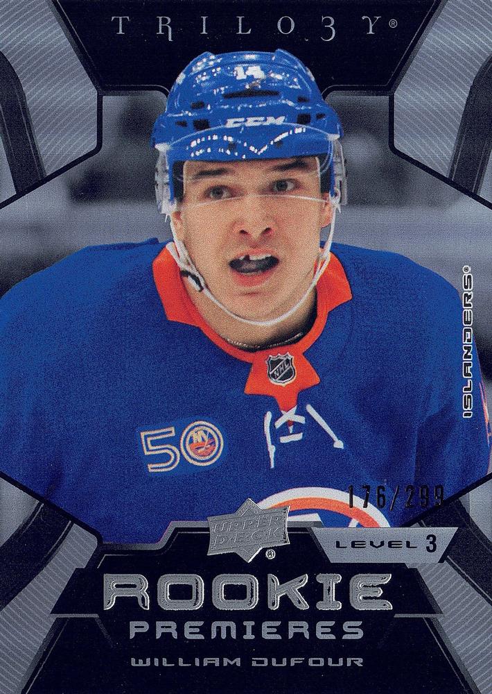 William Dufour #216 New York Islanders | 2023-24 Upper Deck Trilogy