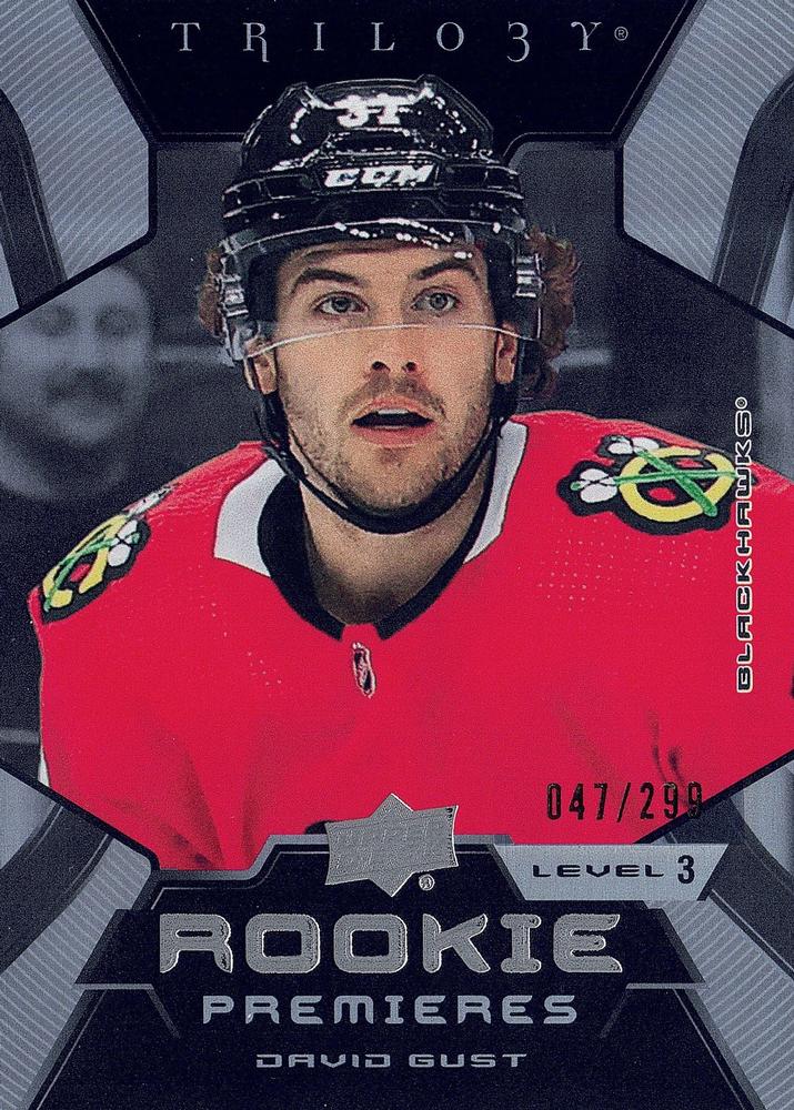 David Gust #220 Chicago Blackhawks | 2023-24 Upper Deck Trilogy