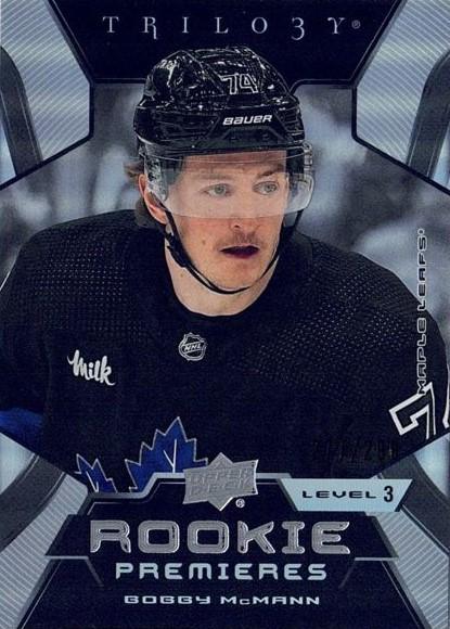 Bobby McMann #224 Toronto Maple Leafs | 2023-24 Upper Deck Trilogy