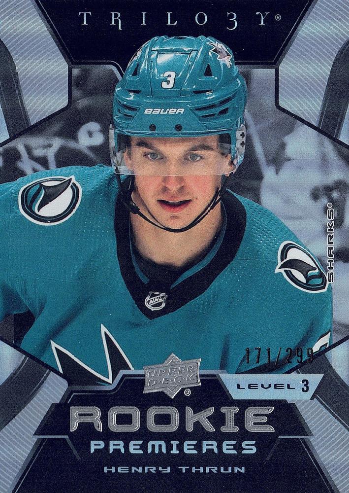 Henry Thrun #227 San Jose Sharks | 2023-24 Upper Deck Trilogy