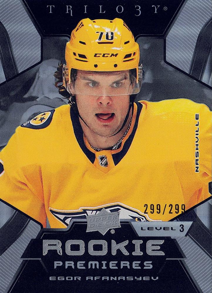 Egor Afanasyev #230 Nashville Predators | 2023-24 Upper Deck Trilogy