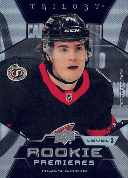 Ridly Greig #239 Ottawa Senators | 2023-24 Upper Deck Trilogy