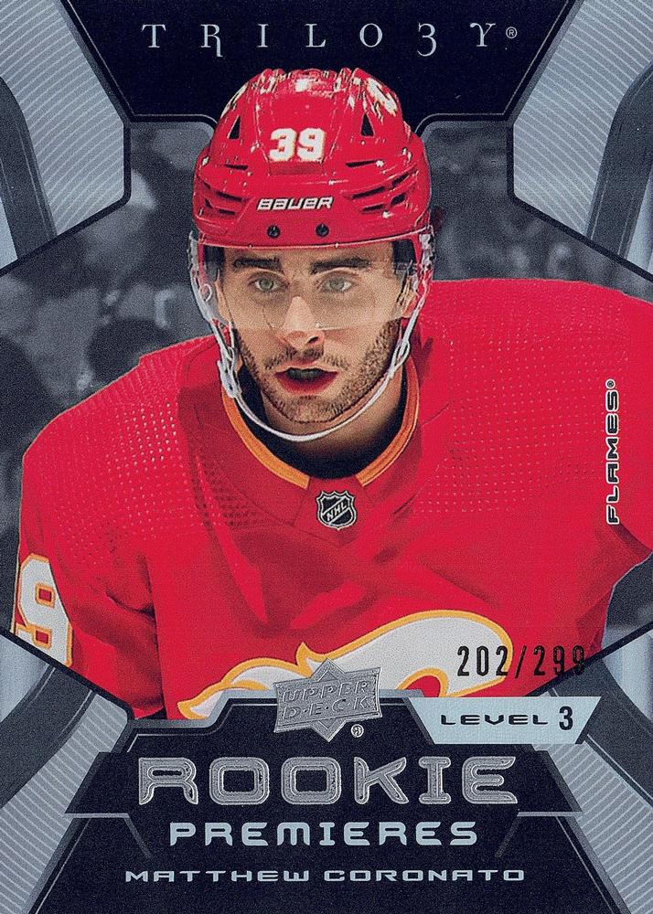 Matthew Coronato #244 Calgary Flames | 2023-24 Upper Deck Trilogy