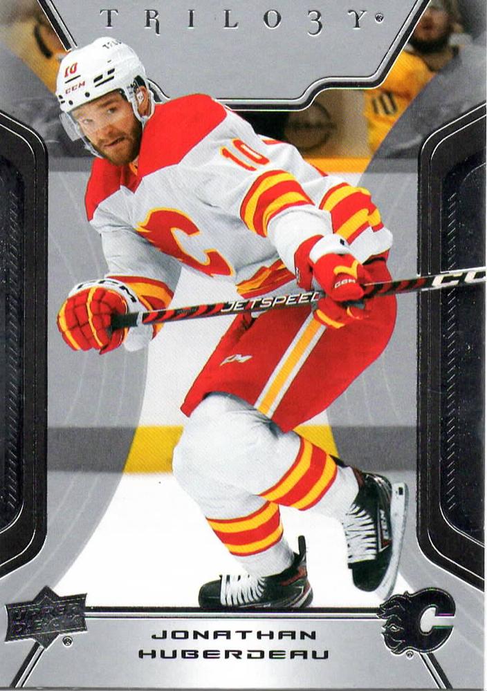 Jonathan Huberdeau #37 Calgary Flames | 2023-24 Upper Deck Trilogy