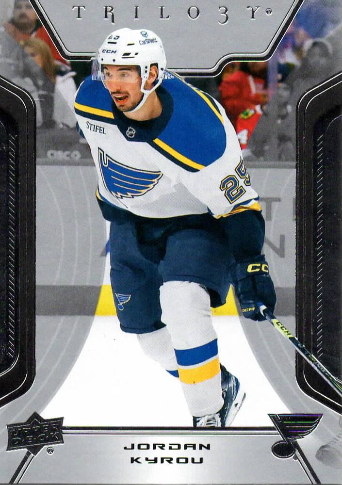 Jordan Kyrou #45 St. Louis Blues | 2023-24 Upper Deck Trilogy