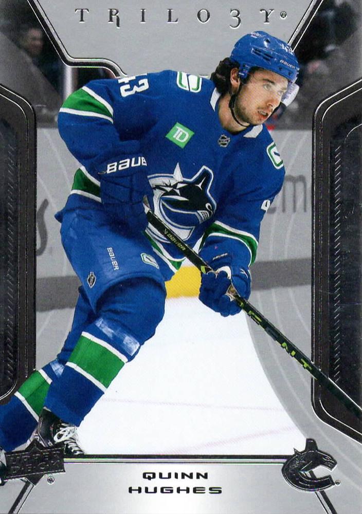 Quinn Hughes #49 Vancouver Canucks | 2023-24 Upper Deck Trilogy