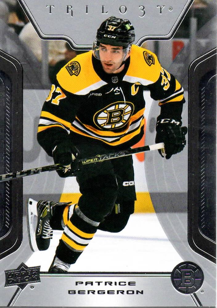Patrice Bergeron #77 Boston Bruins | 2023-24 Upper Deck Trilogy