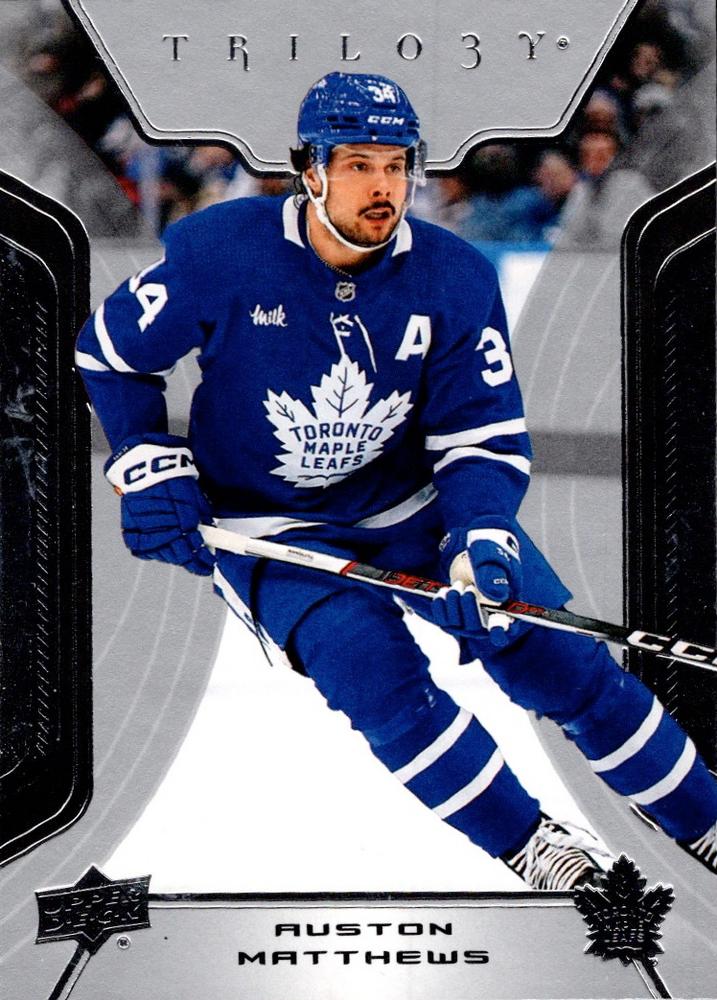 Auston Matthews #80 Toronto Maple Leafs | 2023-24 Upper Deck Trilogy