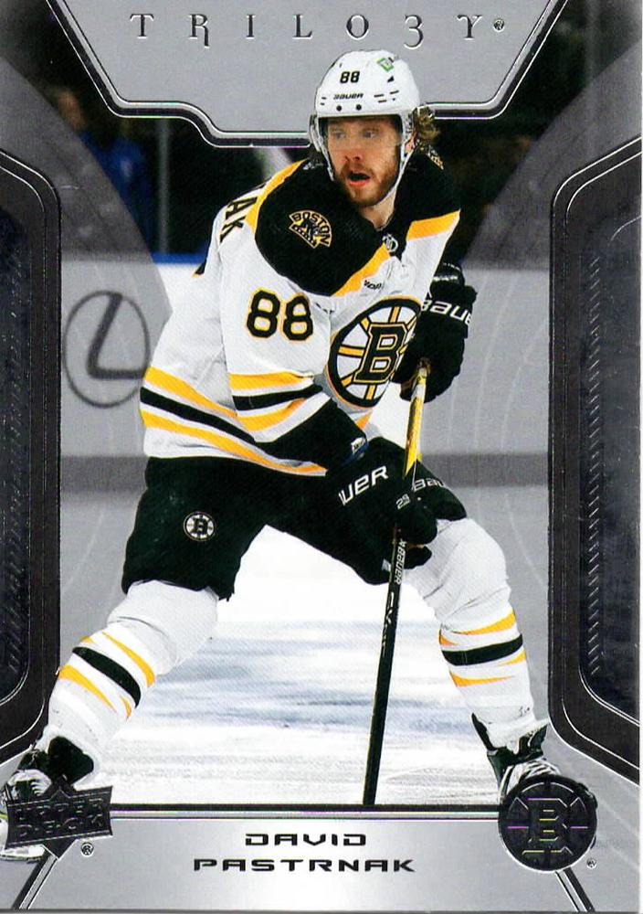 David Pastrnak #98 Boston Bruins | 2023-24 Upper Deck Trilogy