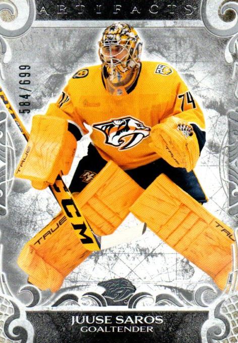 Juuse Saros #103 Nashville Predators | 2024-25 Upper Deck Artifacts