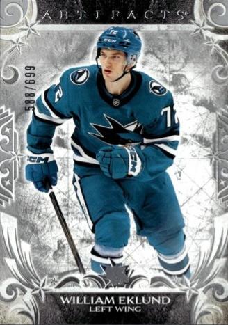 William Eklund #132 San Jose Sharks | 2024-25 Upper Deck Artifacts