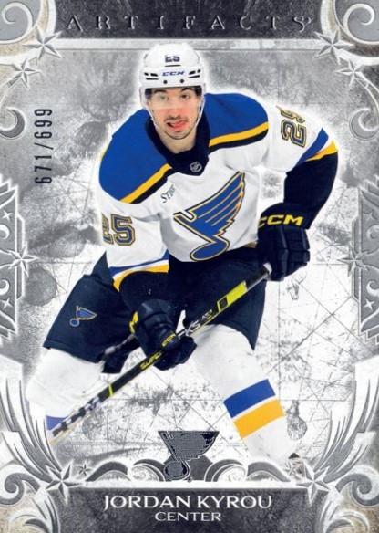 Jordan Kyrou #134 St. Louis Blues | 2024-25 Upper Deck Artifacts