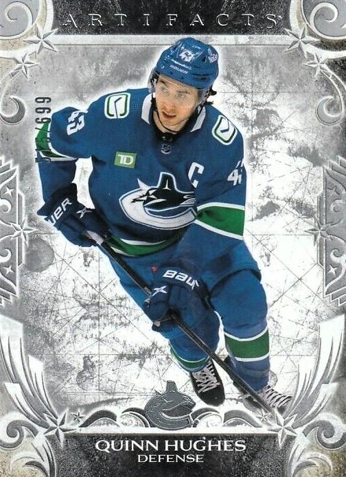 Quinn Hughes #141 Vancouver Canucks | 2024-25 Upper Deck Artifacts