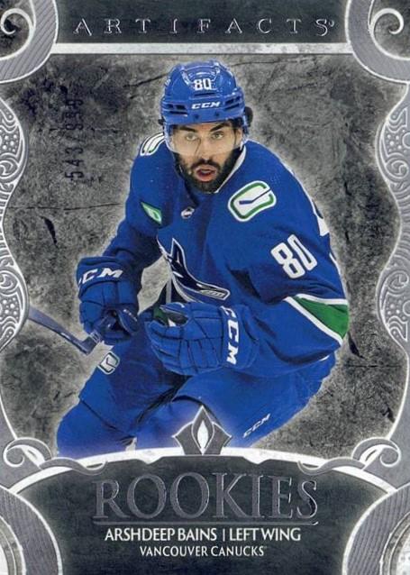 Arshdeep Bains #181 Vancouver Canucks | 2024-25 Upper Deck Artifacts
