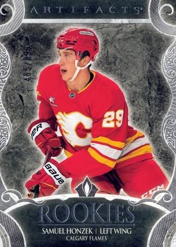 Samuel Honzek #205 Calgary Flames | 2024-25 Upper Deck Artifacts