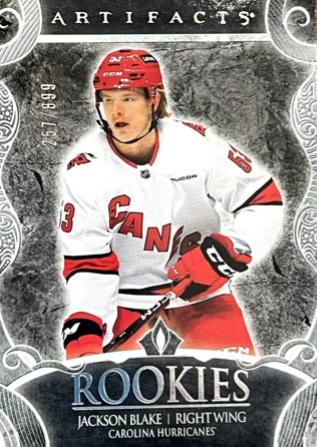 Jackson Blake #206 Carolina Hurricanes | 2024-25 Upper Deck Artifacts