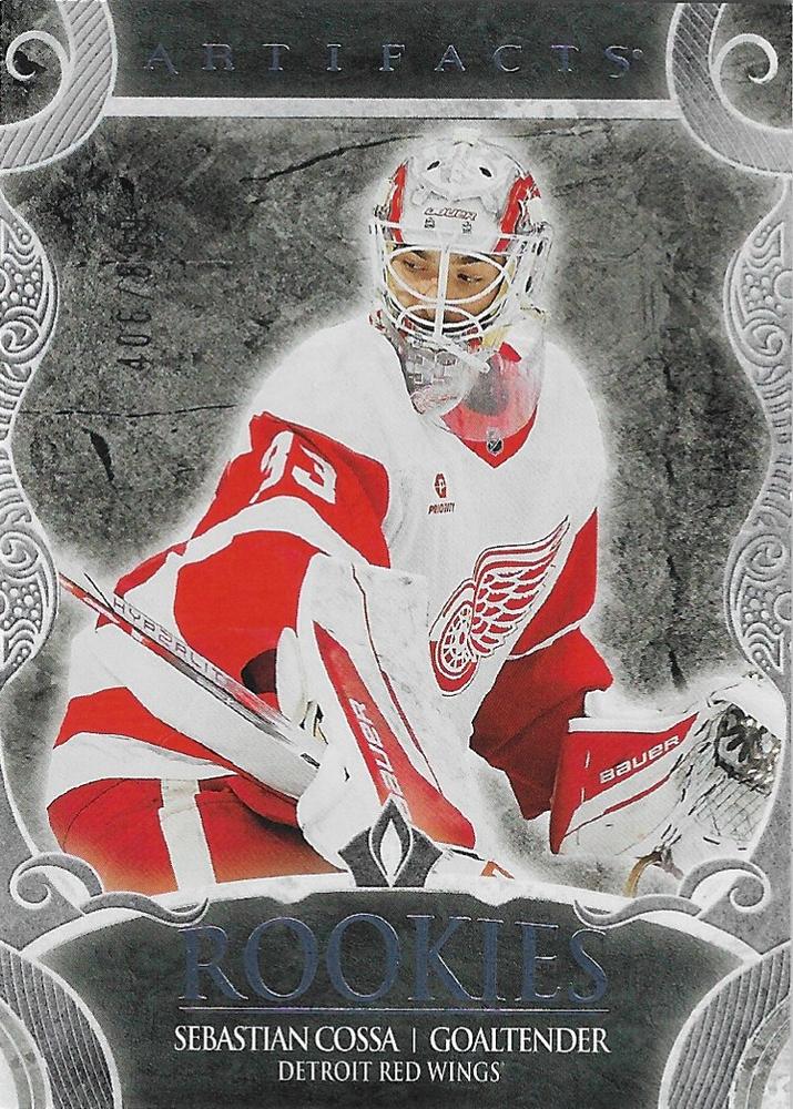 Sebastian Cossa #211 Detroit Red Wings | 2024-25 Upper Deck Artifacts