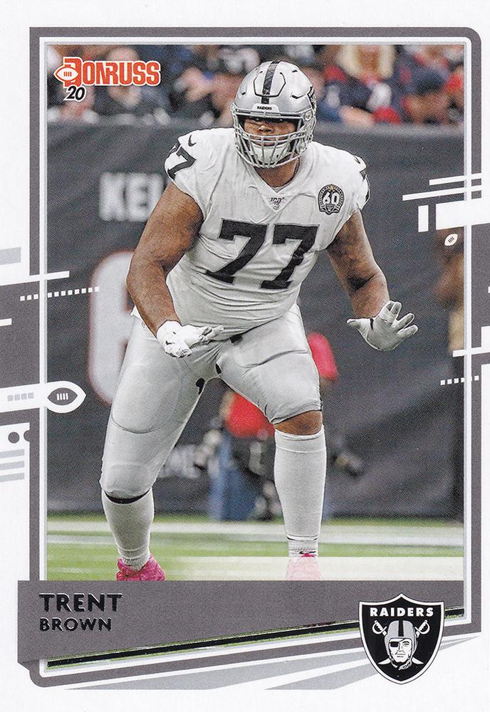 Trent Brown #202 Las Vegas Raiders | 2020 Panini Donruss | NFL Football