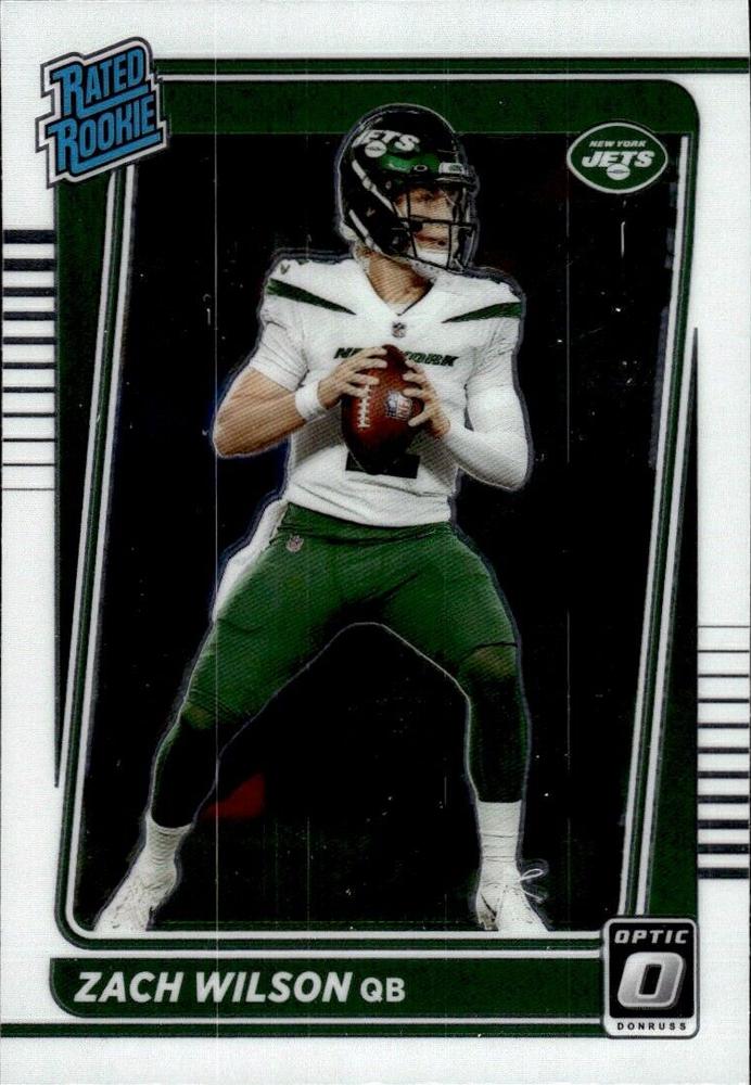 Zach Wilson #202 New York Jets | 2021 Donruss Optic | NFL Football