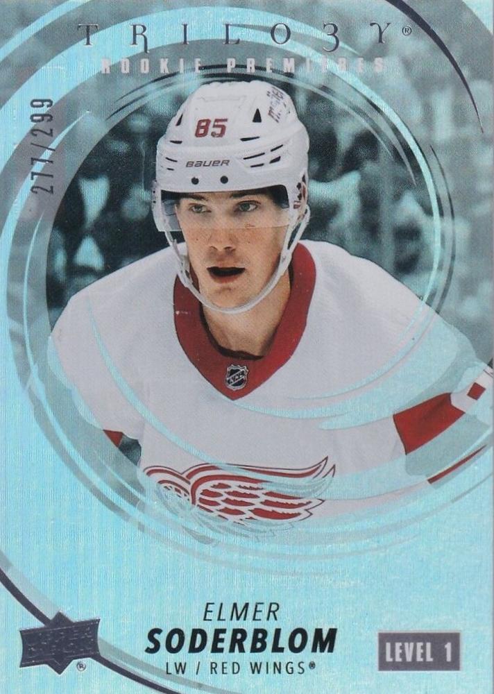 Elmer Soderblom #202 Detroit Red Wings | 2022-23 Upper Deck Trilogy