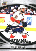 Aaron Ekblad #202 Florida Panthers | 2023-24 Upper Deck MVP Silver Script