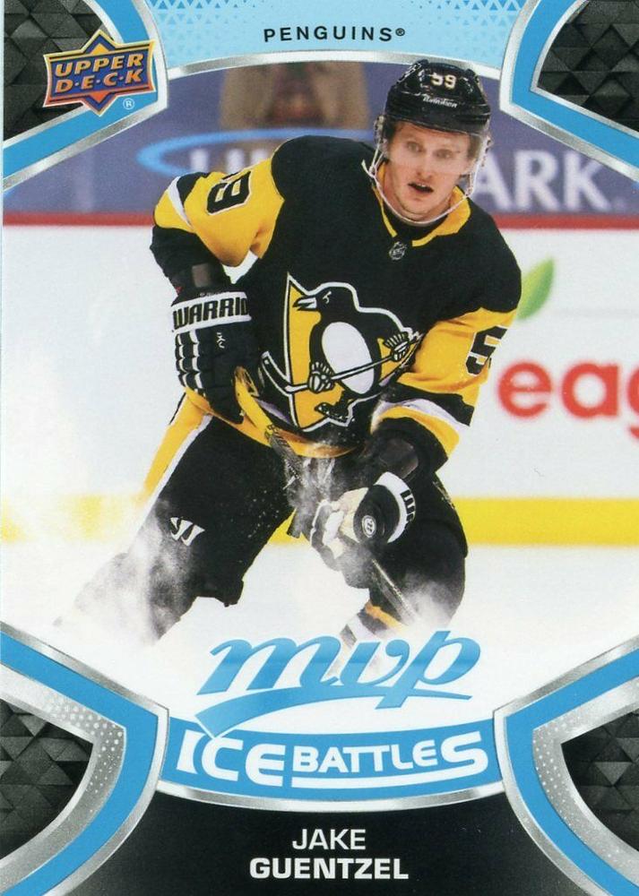 Jake Guentzel #203 Pittsburgh Penguins | 2021-22 Upper Deck MVP Ice Battles