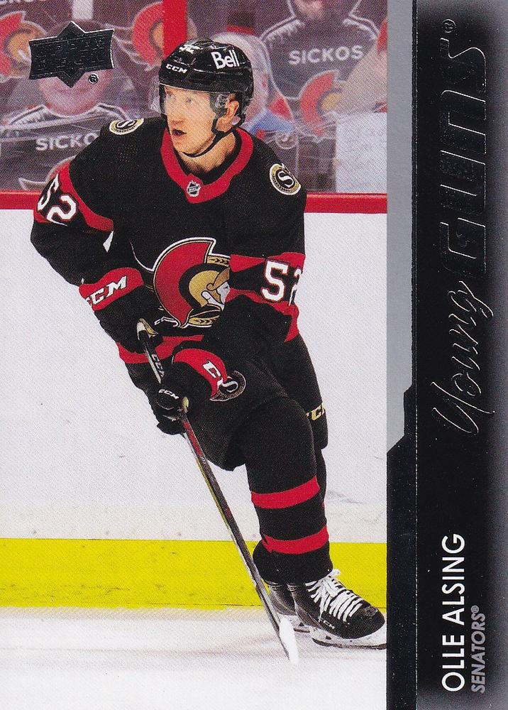 Olle Alsing #203 Ottawa Senators | 2021-22 Upper Deck