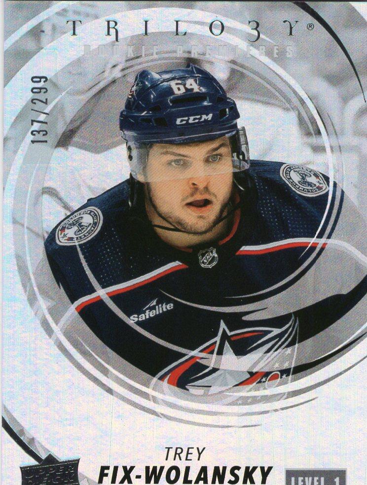 Trey Fix-Wolansky #203 Columbus Blue Jackets | 2022-23 Upper Deck Trilogy
