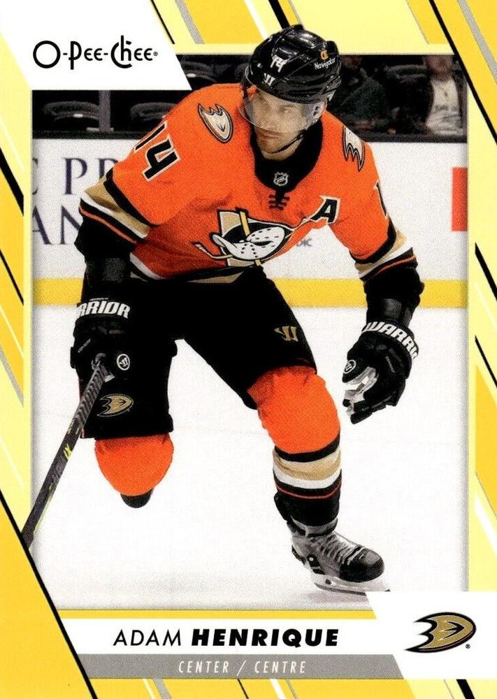 Adam Henrique #203 Anaheim Ducks | 2023-24 O-Pee-Chee Yellow Border