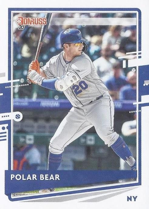 Pete Alonso #204 New York Mets ("Polar Bear" on front, old Donruss logo on back) | 2020 Donruss
