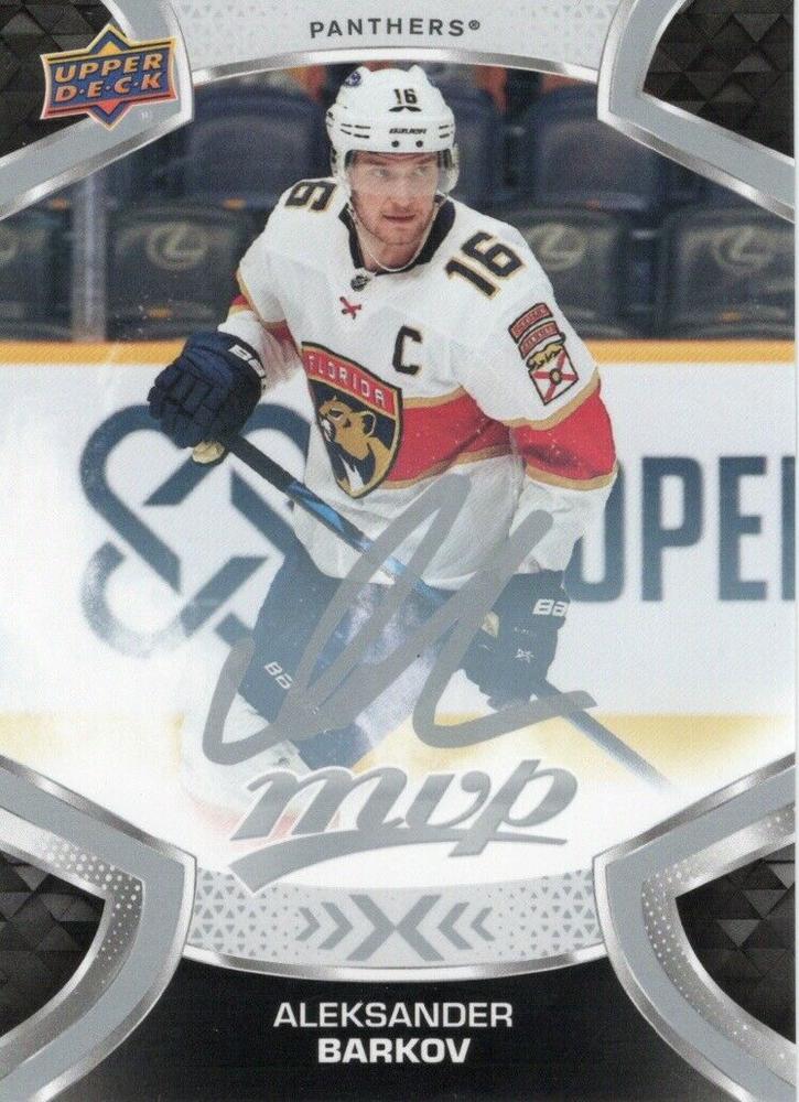 Aleksander Barkov #204 Florida Panthers | 2021-22 Upper Deck MVP Silver Script