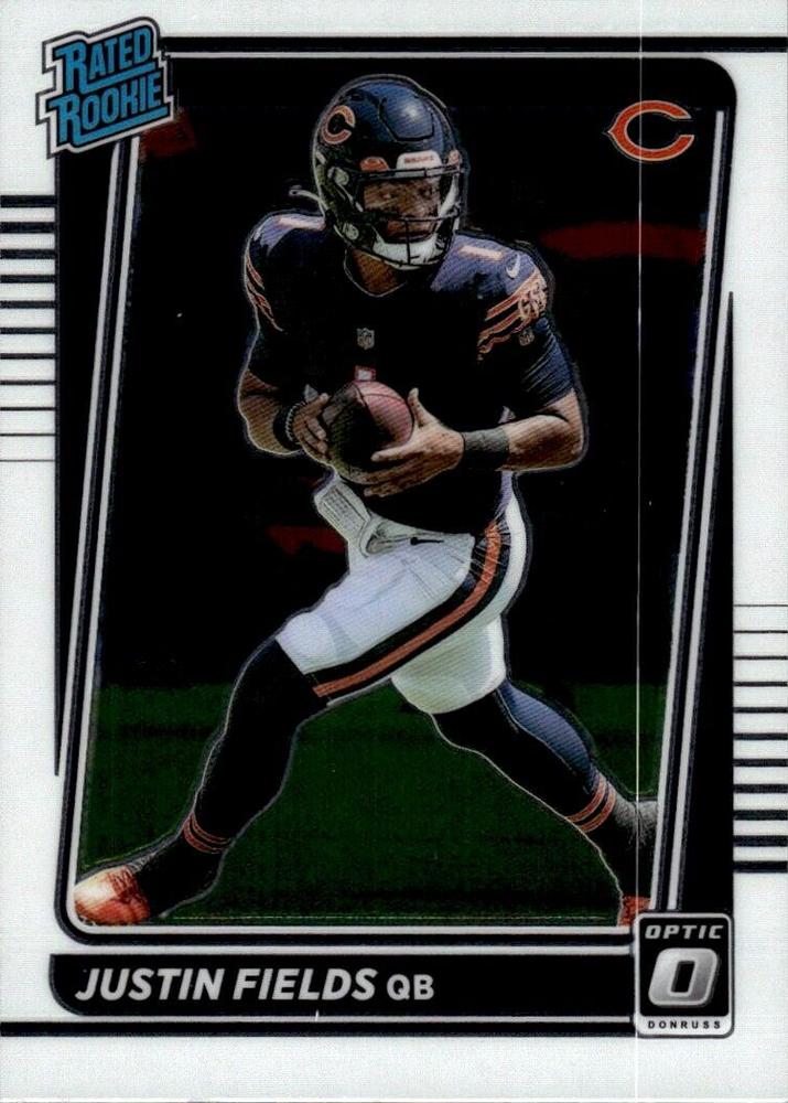 Justin Fields #204 Chicago Bears | 2021 Donruss Optic | NFL Football